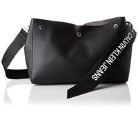 Calvin Klein Jeans Unisex-Erwachsene Logo Banner Shoulder Bag Henkeltasche Schwarz (Black)