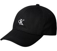 Baseball Cap CALVIN KLEIN JEANS "MONOGRAM BASEBALL CAP", Baby, Gr. S/M, schwarz (ck schwarz), Baumwolle, unifarben, casual, Caps (95208712-S) ck schwarz
