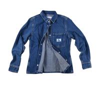 Calvin Klein Jeans Jeansbluse mit Brusttasche in Jeansblau, Größe S