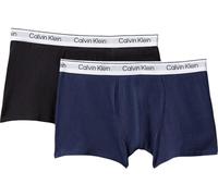 Calvin Klein Jungen 2er Pack Boxershorts Trunks mit Logobund, Mehrfarbig (Pvhblack/Blackiris), 8-10 Jahre