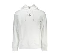 Calvin Klein Kapuzenpullover Weiß Fleece Nachhaltig - Größe: XL