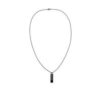 Kette mit Anhänger CALVIN KLEIN "CK PARALLEL", schwarz, Halsketten, Damen, Edelstahl, L: 63,5 B: 1mm, B:1mm (39868125-0) schwarz