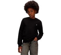 Calvin Klein Kinder Unisex Sweatshirt Mini Badge mit Rundhalsausschnitt, Schwarz (Black [Csi] 25Cw1000175Ck), 14 Jahre