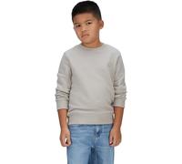 Calvin Klein Kinder Unisex Sweatshirt Monogram Mini Badge aus Frottee, Grau (Ancient Marble), 14 Jahre