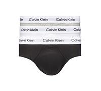 Calvin Klein Konfektion 3 Slips Mann Tripack Unterhose CK Artikel U2661G 3P HIP Brief, 998 Nero/Bianco/Grigio - Black/White/Grey, L