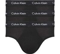 Calvin Klein Konfektion 3 Slips Mann Tripack Unterhose CK Artikel U2661G 3P HIP Brief, XWB Black w/Black wb, S