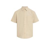 Calvin Klein - Kurzarmhemd aus Leinen-Baumwolle beige - Gr. - XL