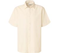 Calvin Klein Kurzarmhemd Herren Kurzarm Baumwolle beige, M