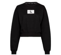 Calvin Klein L/S Sweatshirt Pullover, Damen, Schwarz (Black), S