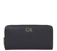 Calvin Klein Langbörse Damen Re-Look Z/A Wallet L ck black