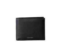 Calvin Klein Geldbörse LV04D1241G geprägtes Leder 12 cm Schwarz