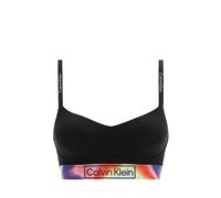 Calvin Klein Light Lined Bralette Modern Cotton BH Black - Schwarz / L