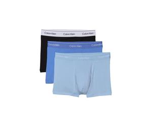 Calvin Klein Locker sitzende Boxershorts W8O Herren-Unterwäsche 3er-Pack Schwarz Gletscherblau Bell 3XL
