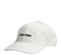 Calvin Klein Logo Embroidery Baseball Kappe One Size Bright White
