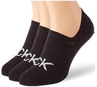 3er Pack Calvin Klein High-Cut-Logo Füßlinge Herren 001 - black