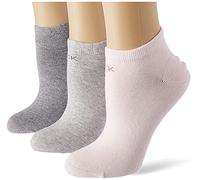 Calvin Klein Damen Sneaker Socken, Rosa, Einheitsgröße (3er Pack)