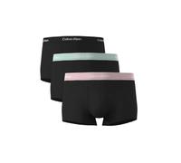 Calvin Klein Low Rise Trunk 3Pk 3ZG - Black W Black WB Black W FE Large