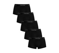 Calvin Klein LOW RISE TRUNK 5er-Pack Herrenunterwäsche SCHWARZ MIT DTM WB XL