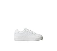 Calvin Klein Low-Top Sneaker - Low-Top Sneakers With Embossed Geometric Pattern - Gr. 40 (EU) - in Weiß - für Damen
