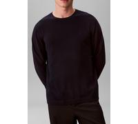Calvin Klein Ls 100% Merino Crew Dark Sapphire Größe: L | Pullover Outlet | Herren | Blau