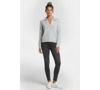 Calvin Klein Ls Boucle Polo Melodic Blue Größe: L | Strickpullover Outlet | Damen | Blau