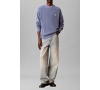 Calvin Klein Ls Ez Cotton Waffle Sweater Dusty Sailor Blue Größe: XL | Pullover Outlet | Herren | Blau