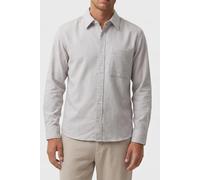 Calvin Klein Ls Melange Flannel Shirt Harbor Mist Größe: M | Business hemden Outlet | Herren