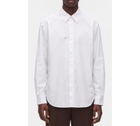 Calvin Klein Ls Solid Crisp Shirt Brilliant White Größe: XL | Business hemden Outlet | Herren | Weiß