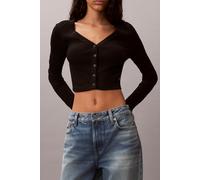 Calvin Klein Jeans Lv047c204g Langarm-oberteil L Black