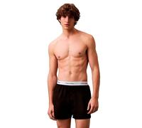 Calvin Klein Unterwäsche 3er-Pack gewebte Boxershorts Slim - Icon Baumwollstretch Schwarz 3XL