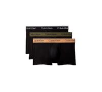 Calvin Klein Low Rise Trunk Microfiber Stretch 3P - black/bronze flash/olive night (XL)