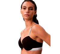 Calvin Klein BH Modell Demi mit Label-Spaghettiträgern Schwarz 80B