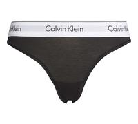 Calvin Klein Slip Modern Cotton LV00QF8520 - Baumwoll-Mix, breites Bündchen, Damen L Schwarz