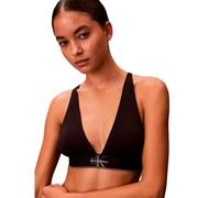 Triangel-BH "LIGHTLY LINED TRIANGLE", Damen, Gr. L (40), N-Gr, schwarz, Jersey, Obermaterial: 92% Polyester, 8% Elasthan, CALVIN KLEIN UNDERWEAR, unifarben, körpernah, BHs Triangel-BH, Körpernahe Pass