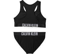 Calvin Klein Mädchen Bikini Bralette Set mit Logobund, Schwarz (Pvh Black), 10-12 Jahre