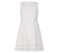 Calvin Klein Mädchen Sleeveless Party Dress, Fit and Flare Silhouette, Round Neckline & Back Zip Closure Kleid für besondere Anlässe