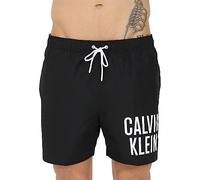 Calvin Klein Herren Badehose Medium Drawstring Lang, Schwarz (PVH Black), S