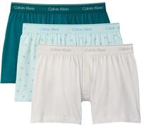 Calvin Klein Men Boxer Trad 3PK Blue (White Sand/Diamond Logo Niagra Mist) XXL
