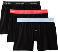 Boxer "BOXER TRAD 3PK", Herren, Gr. XL (54), schwarz bodies w, schwarz, punch pink, br, Jersey, Obermaterial: 100% Baumwolle, CALVIN KLEIN UNDERWEAR, körpernah, Unterhosen, mit Logo-Elastikbund (3 Stü