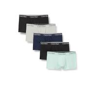 Calvin Klein Men Low Rise Trunk 5PK Green (Black/Light Cast/Feel The Mint/Shor) L