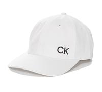 Calvin Klein Mens Cotton Twill Cap - Weiß - Einheitsgröße