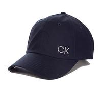 Calvin Klein Mens Cotton Twill One Size CK Logo 6 Panel Golf Cap