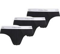 Calvin Klein, Men's, Hip Brief 3Pk 000NB3962A, Black (Black, Black, Black), 2XL