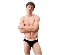 Hipster CALVIN KLEIN UNDERWEAR "HIP BRIEF 3PK" Gr. L (52), schwarz (black, black, black) Herren Unterhosen (74732054-L) black, black, black