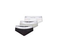 Calvin Klein, Men's, Hip Brief 3Pk 000NB3962A, Multi (Grey Heather, White, Black), L