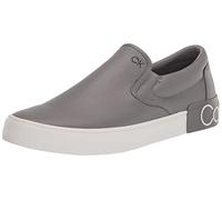 Calvin Klein Men's Ryor Sneaker, Grey Leather 030, 46 EU