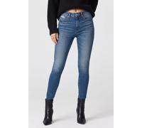 Skinny-fit-Jeans CALVIN KLEIN JEANS "MID RISE SKINNY INDIGO STATION", Damen, Gr. 27, Länge 32, blau (indigo station), Denim/Jeans, Obermaterial: 80% Baumwolle, 12% Polyester, 6% Elastomultiester, 2% E