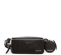 Calvin Klein Millie Novelty Gürteltasche für Damen, Schwarz/Silber, Millie Novelty Gürteltasche