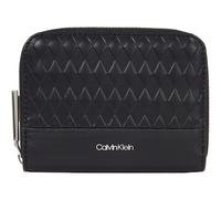 Calvin Klein Mini Line Quilt Zip Around Wallet CK Black