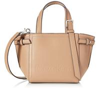 Calvin Klein Minimal Hardware Mini-Tragetasche für Damen, Einheitsgröße, Safari Canvas, One Size